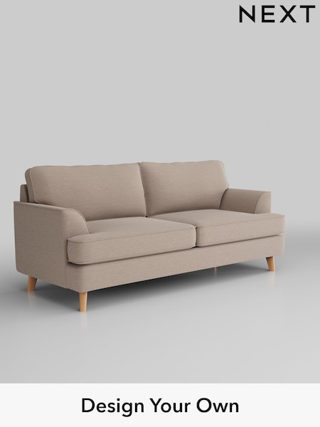 Fine Chenille Easy Clean/Mid Taupe Brown Peyton (C05474) | £1,075