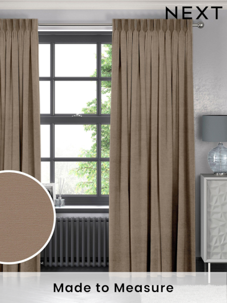 Nougat Cream Abbott Made To Measure Curtains (C05947) | £109