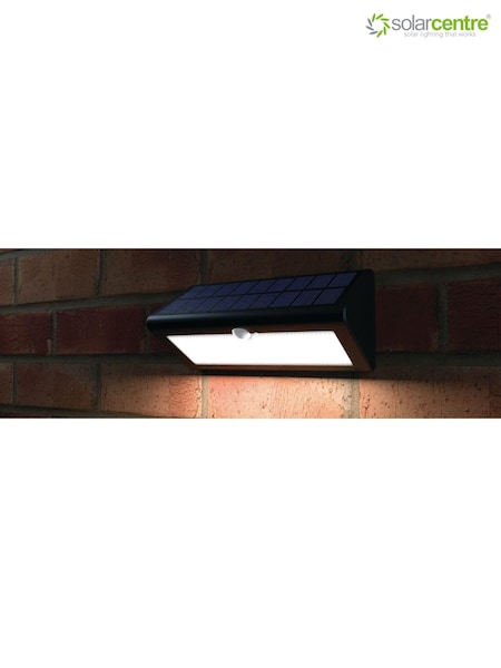 SolarCentre Black Wedge Pro Solar Security Outdoor Wall (C06042) | £30