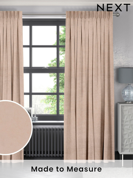 Nude Pink Abbott Made To Measure Curtains (C06190) | £109