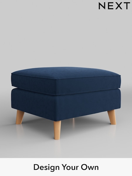 Plush Velvet Easy Clean/Airforce Blue Peyton (C06495) | £475
