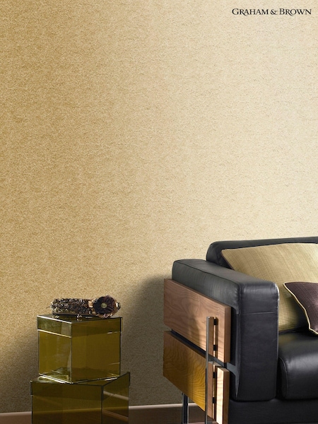 Graham & Brown Gold Tranquil 10M Wallpaper (C07205) | £65