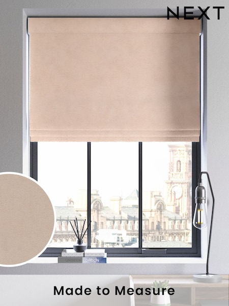 Nude Pink Abbott Made To Measure Roman Blinds (C07377) | £89