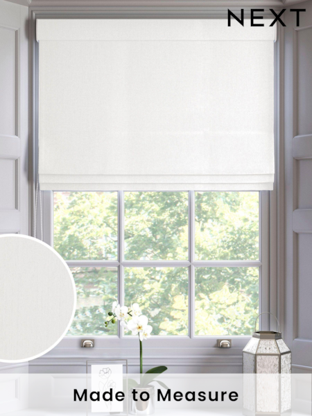 Cream Glittery Made To Measure Roman Blind (C07667) | £79
