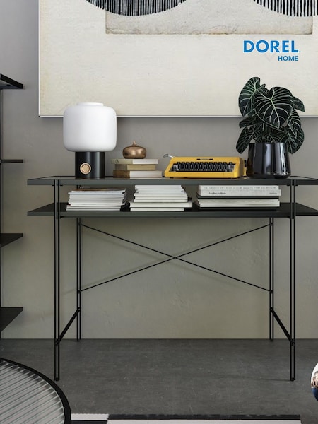 Dorel Home Black Oak Europe Wainwright Desk (C07737) | £155