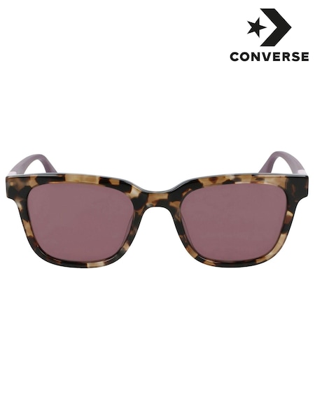 Converse Brown Rise Up Tortoiseshell Sunglasses (C07874) | £110
