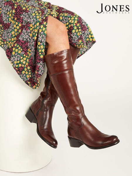 Jones Bootmaker Rachel Leather Rider Boots (C08178) | £190
