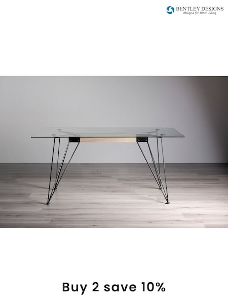Bentley Designs Clear Tempered Glass 6 Seater (C08396) | £160