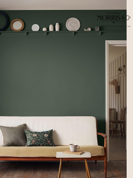 Morris & Co. Wooded Dell Green Matt Emulsion Paint (C08978) | £5