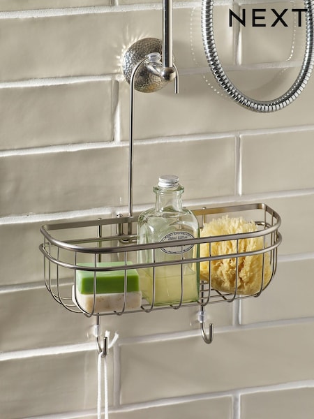 Chrome Hanging Shower Caddy (C09401) | £10
