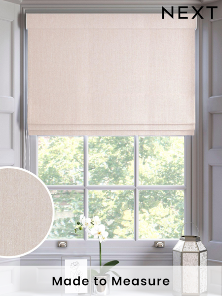 Pink Glittery Made To Measure Roman Blind (C09668) | £79