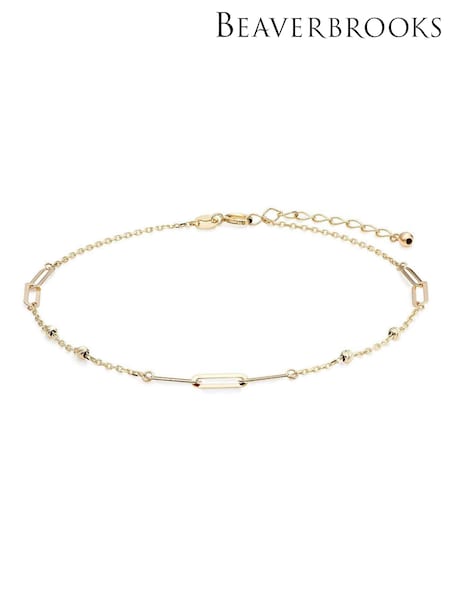 Beaverbrooks 9ct Yellow Gold Paperlink Bracelet (C10210) | £150