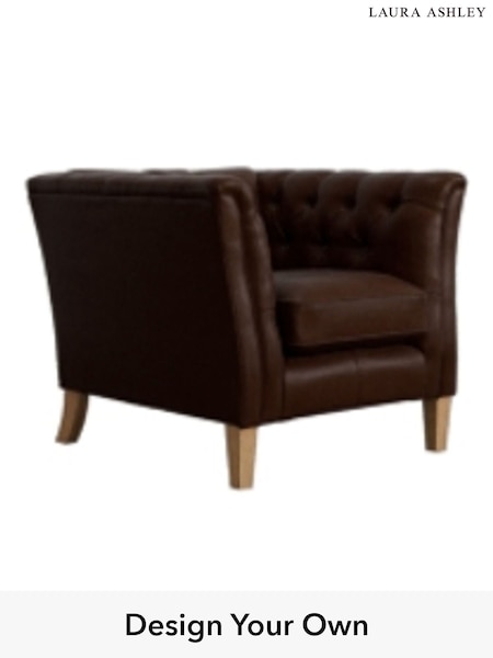 Bronington Leather/Hazel Brown Chatsworth Buttoned Leather By Laura Ashley (C10243) | £1,600
