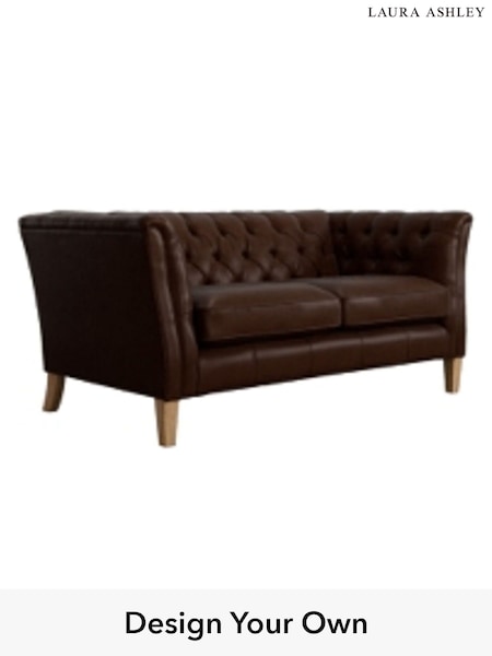 Bronington Leather/Hazel Brown Chatsworth Buttoned Leather By Laura Ashley (C10243) | £2,300