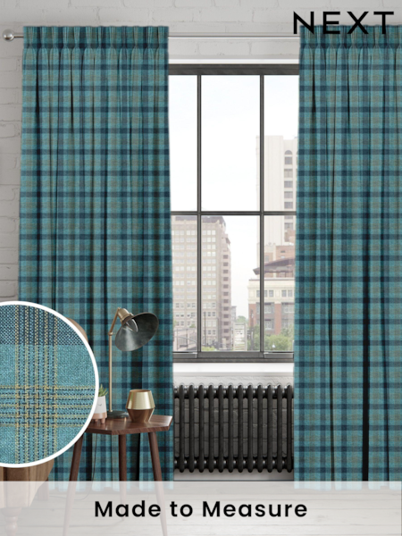 Green Cleveland Made To Measure Curtains (C10964) | £109