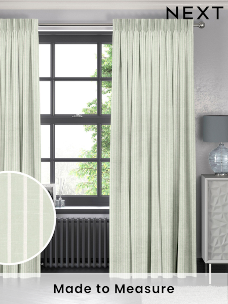 Green Franklin Made To Measure 100% Cotton Curtains (C13024) | £61