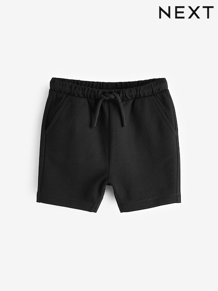 Black Jersey Shorts (3mths-7yrs) (C13485) | £4 - £6