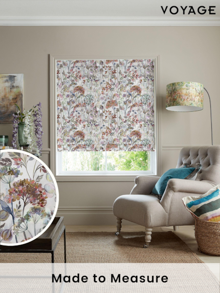 Voyage Dusk Red Country Hedgerow Made to Measure Roman Blind (C14668) | £89
