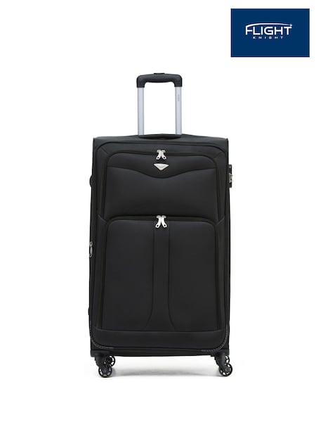 Flight Knight Large Softcase Lightweight Check In Suitcase With 4 Wheels (C14969) | £90