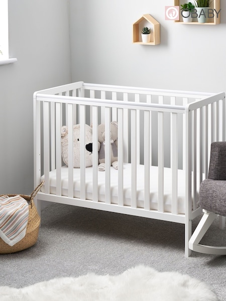 Obaby White Obaby Bantam Space Saver Cot (C15105) | £140