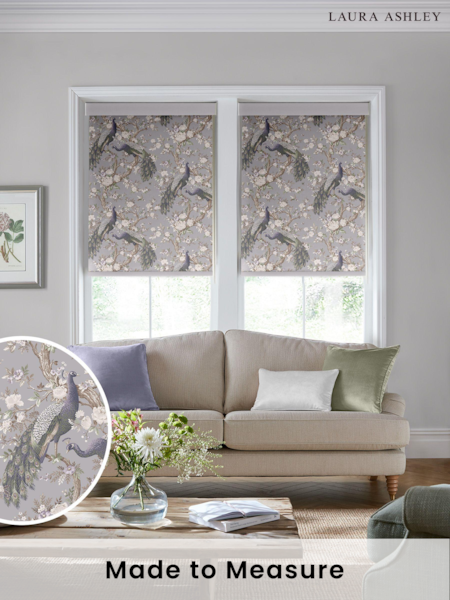 Laura Ashley Purple Belvedere Made To Measure Roller Blind (C15221) | £58