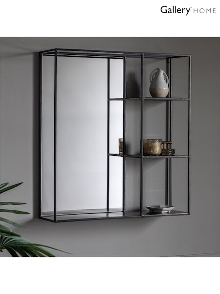 Gallery Home Black Venus Mirror Shelf (C15800) | £239