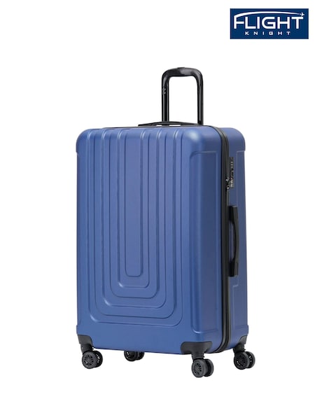 Flight Knight Large Hardcase Lightweight Check-In Suitcase With 4 Wheels (C15841) | £80