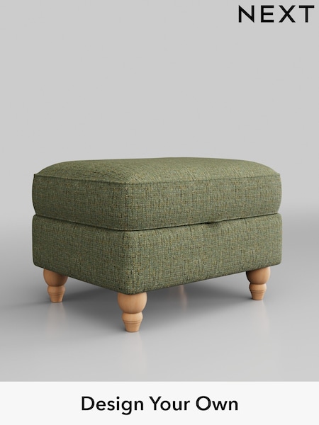 Chunky Boucle Easy Clean/Mid Green Ashford (C16551) | £499