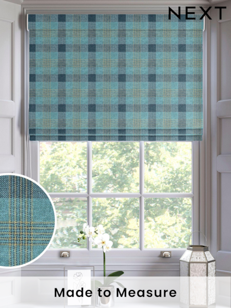 Green Cleveland Made To Measure Roman Blinds (C18070) | £84