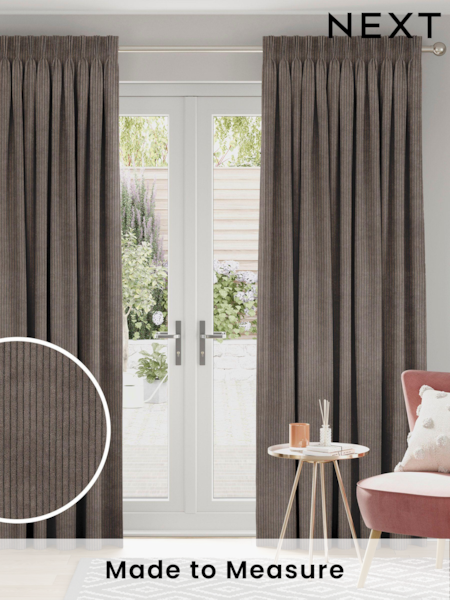 Bark Brown Jangga Made To Measure Curtains (C18217) | £100