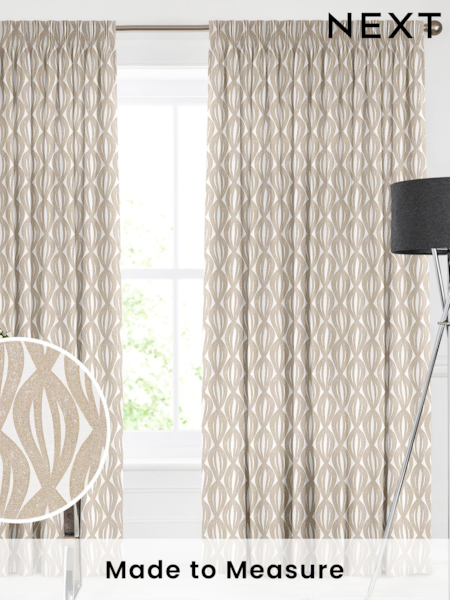 Natural Ellingwood Made To Measure Curtains (C18702) | £91