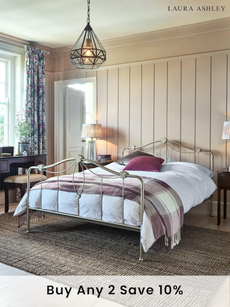 Laura Ashley Champagne Gold Dolwen Bed (C19379) | £475 - £550