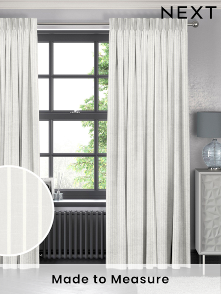 Natural Franklin Made To Measure 100% Cotton Curtains (C19470) | £61