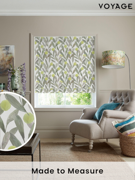 Voyage Sage Green Enso Made to Measure Roman Blind (C20934) | £89
