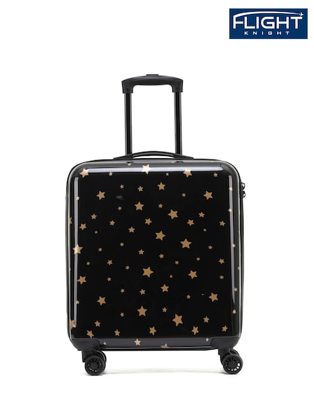 Flight Knight Medium Hardcase Printed Lightweight Check-In Suitcase With 4 Wheels (C21123) | £70