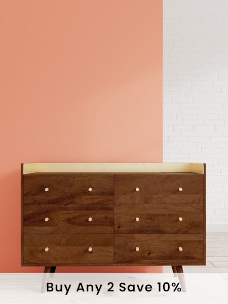 Swoon Light Brown Fresco Chest of Drawers (C22048) | £859