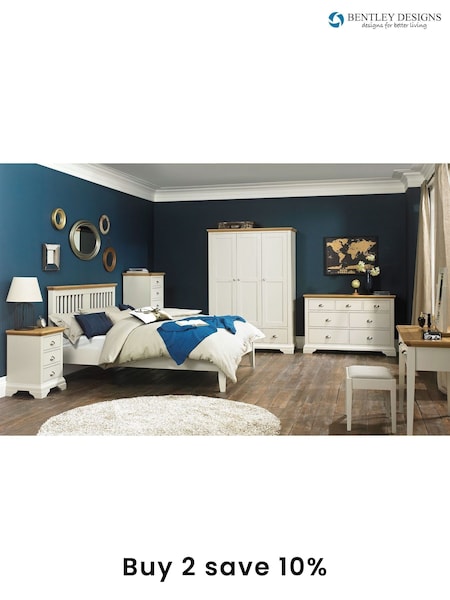 Bentley Designs Grey Oak Hampstead Wooden Bed (C22269) | £575 - £600