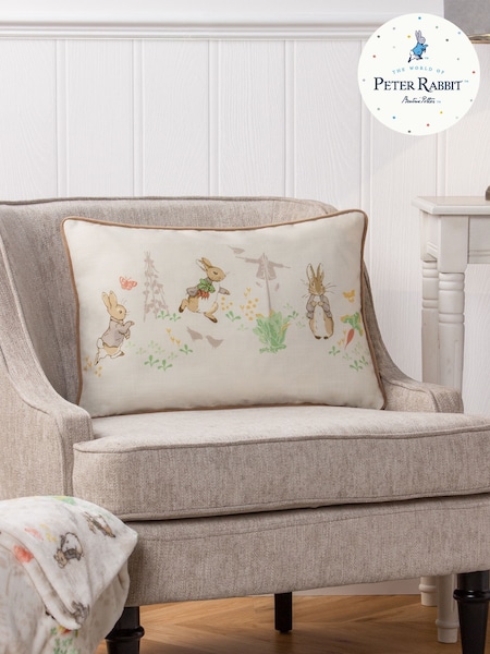 Peter Rabbit™ Natural Classic Watercolour Cushion (C22599) | £19