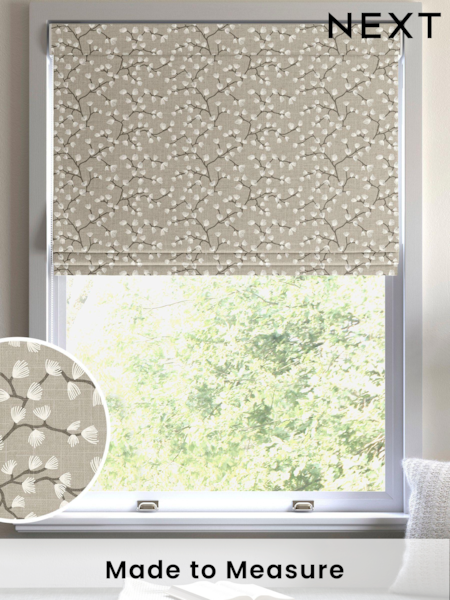 Natural Taupe Etna Made To Measure Roman 100% Cotton Blinds (C22831) | £52