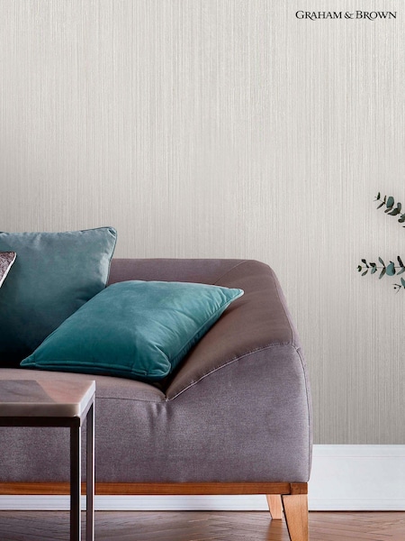 Graham & Brown White Lustre 10M Wallpaper (C23183) | £75