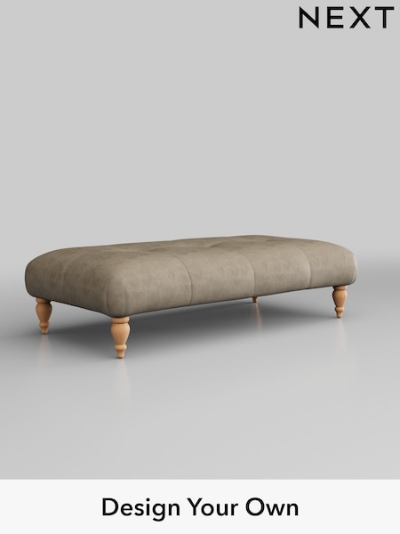 Monza Faux Leather Easy Clean/Mink Brown Erin Buttoned Back Deep Sit (C23201) | £499