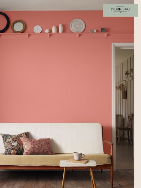 Morris & Co. Rose Cockle Matt Emulsion Paint (C25390) | £99
