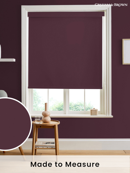Graham & Brown Purple Epoch Made to Measure Roller Blind (C25663) | £58