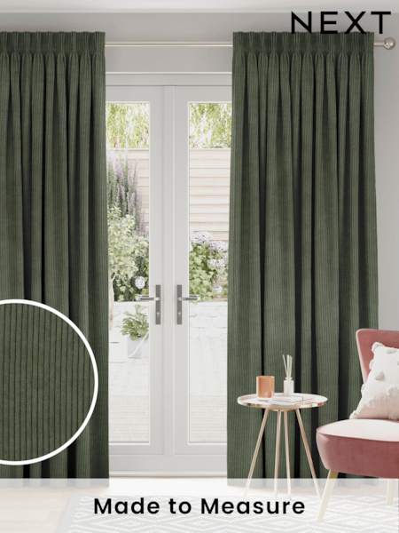 Fern Green Jangga Made To Measure Curtains (C26393) | £100