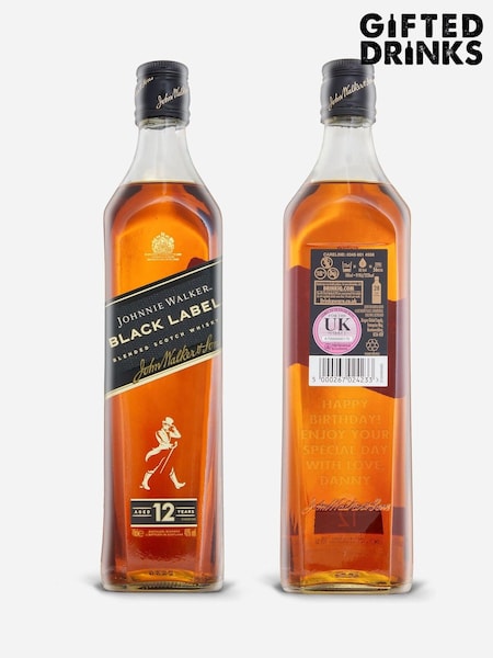 Personalised Johnnie Walker 70cl by Gifted Drinks (C27291) | £53
