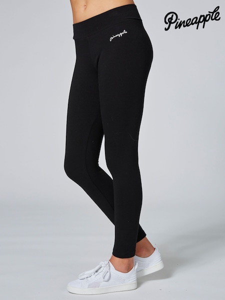 Pineapple Black Band Girls Leggings (C28148) | £20