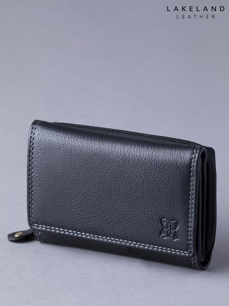 Lakeland Leather Black Small Leather Purse (C28186) | £25