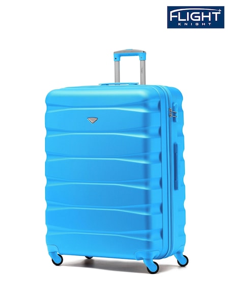 Flight Knight Large Hardcase Lightweight Check In Suitcase With 4 Wheels (C29328) | £80