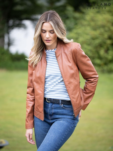 Lakeland Leather Inca Tan Anthorn Leather Jacket (C29582) | £249