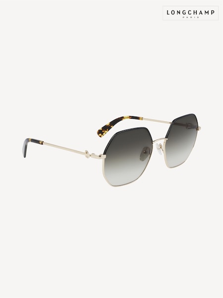 Longchamp Gold Sunglasses (C29833) | £166